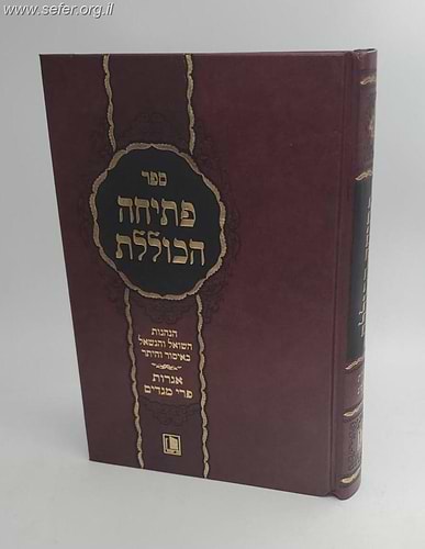 פתיחה הכוללת - הנהגות השואל והנשאל איסור והיתר ואגרות פרי מגדים