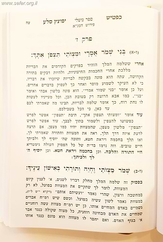 כפטיש יפוצץ סלע - ספר משלי על דרך הפרד''ס