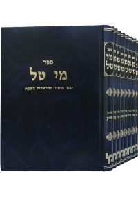מי טל הלכות שבת כרך יב