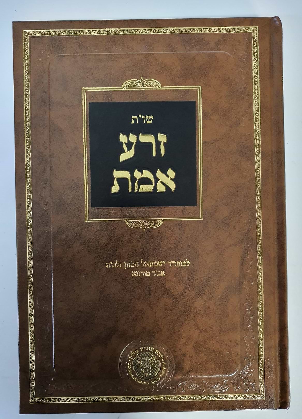 שו"ת זרע אמת לר