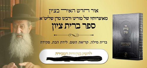 ספר ברית ציון הרב בן ציון מוצפי