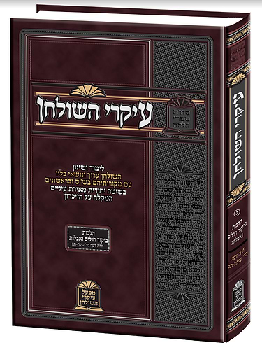 עיקרי השולחן הלכות ביקור חולים ואבלות