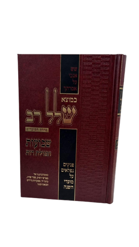 כמוצא שלל רב על המועדים - שבועות ומגילת רות