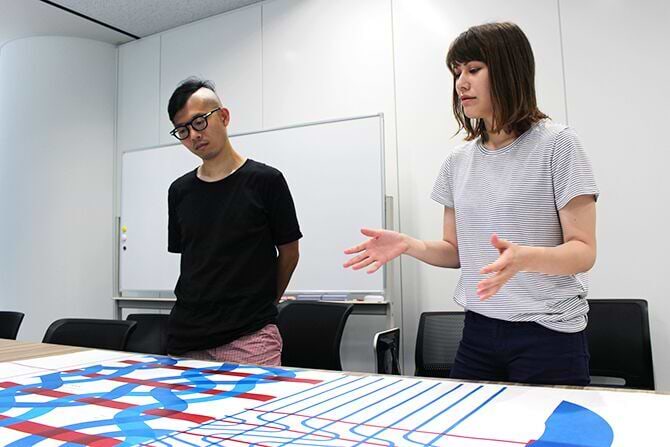 Yusuke Koyanagi (left) and Maiya Kinoshita (right)