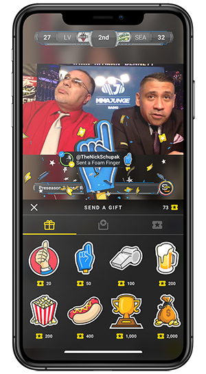 The SportsCastr live streaming app