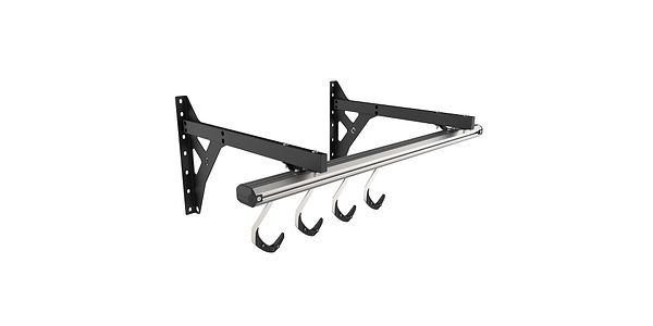 SpaceRail Wall-Mounted 4-Bike Rack