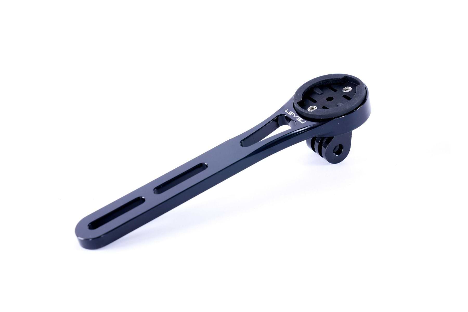 Level Out-Front Computer Mount with GoPro Attachment