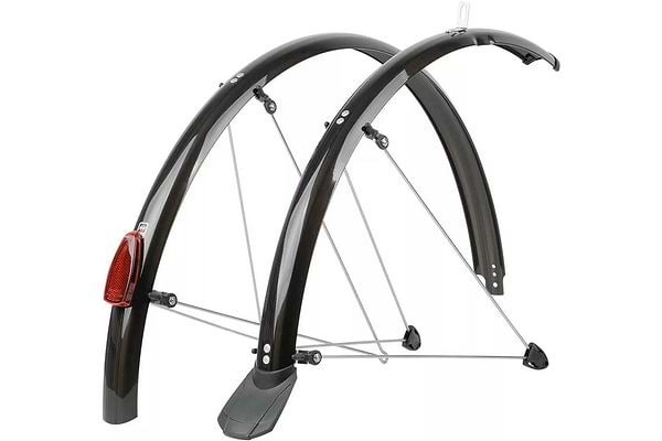 P45 Mudguards with Mudflap - Black