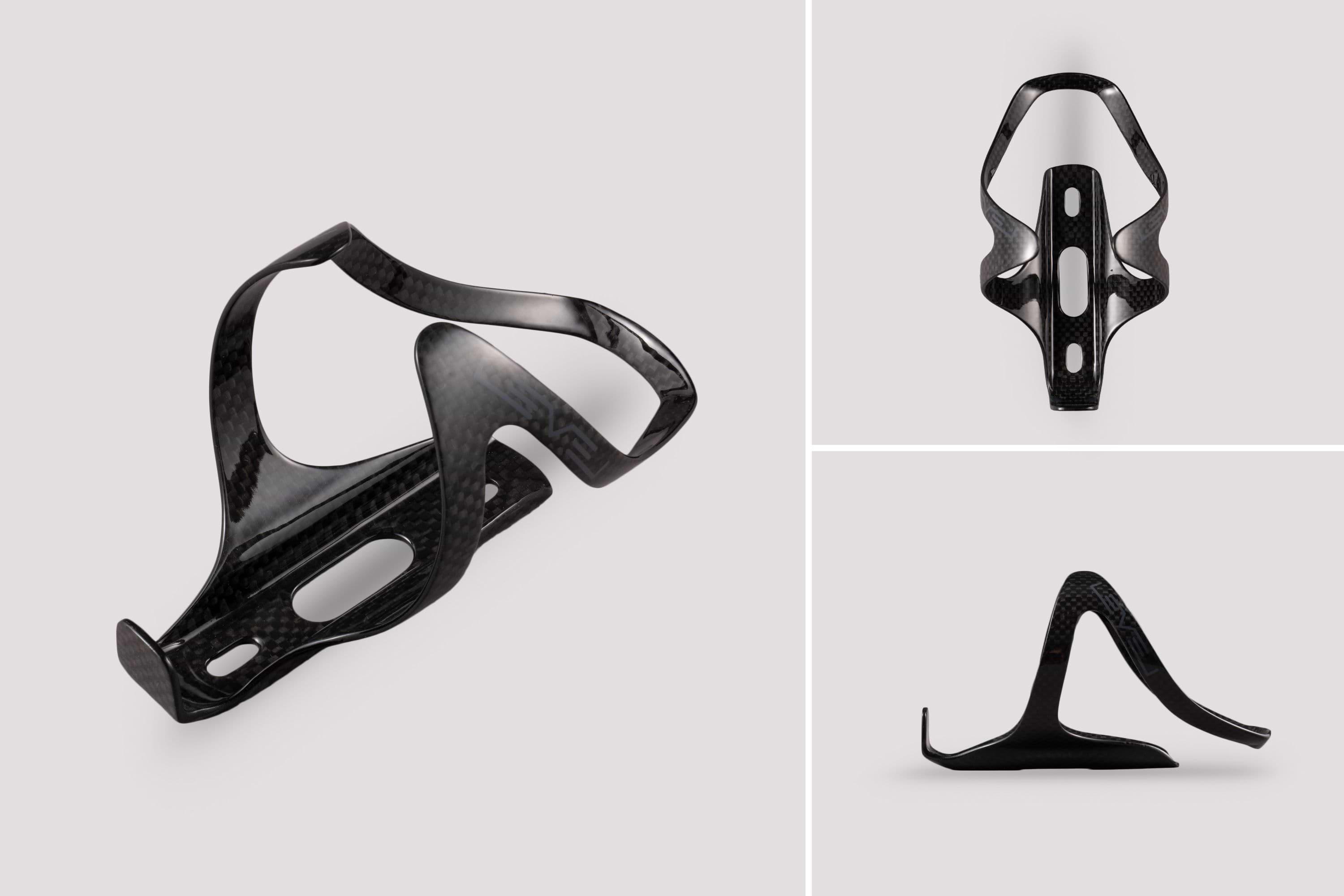 Level Carbon Fibre Bottle Cage - 3K Gloss Finish