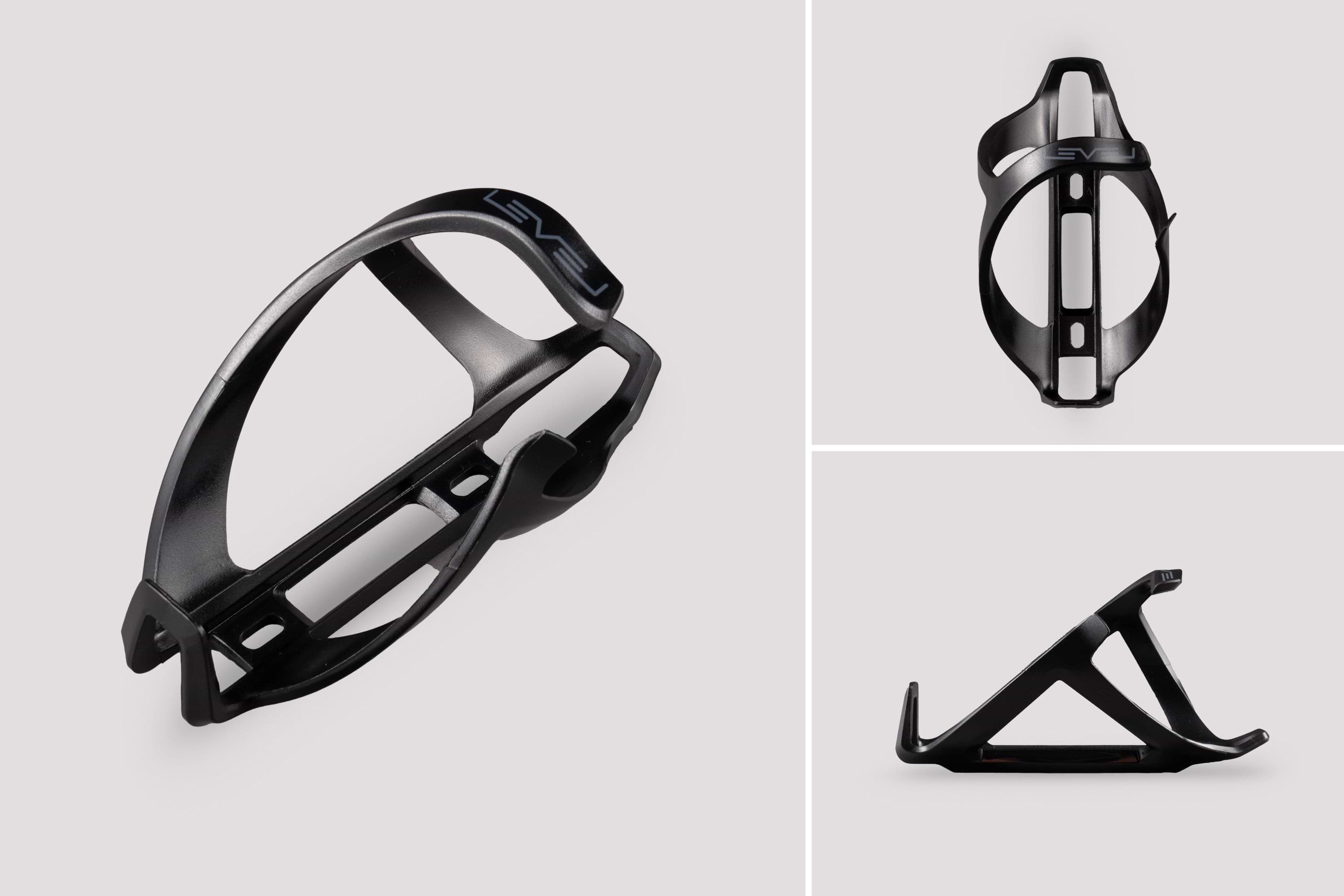 Level Nylon Fibre Bottle Cage Black