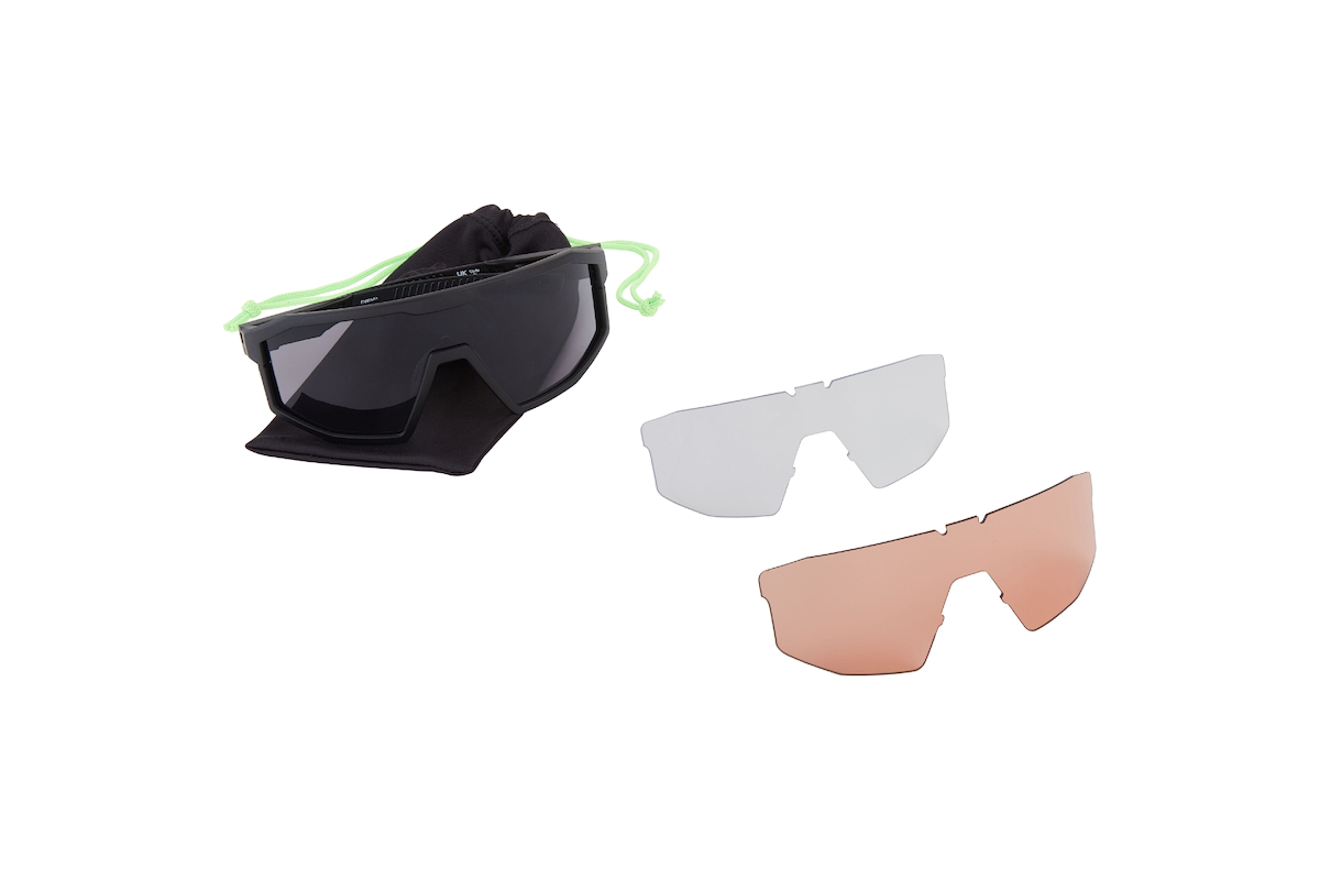 Enigma Matt Black Sunglasses Brz/Amb/Clr