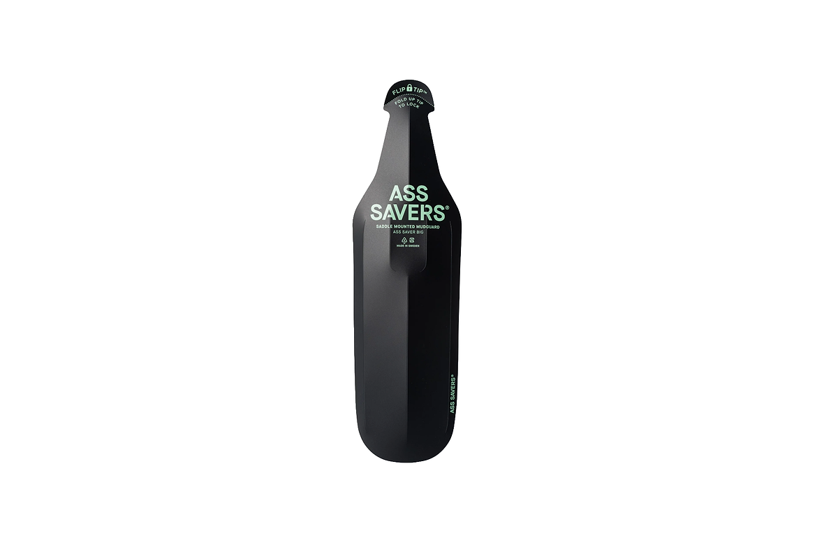 Big Rear Mudguard Black