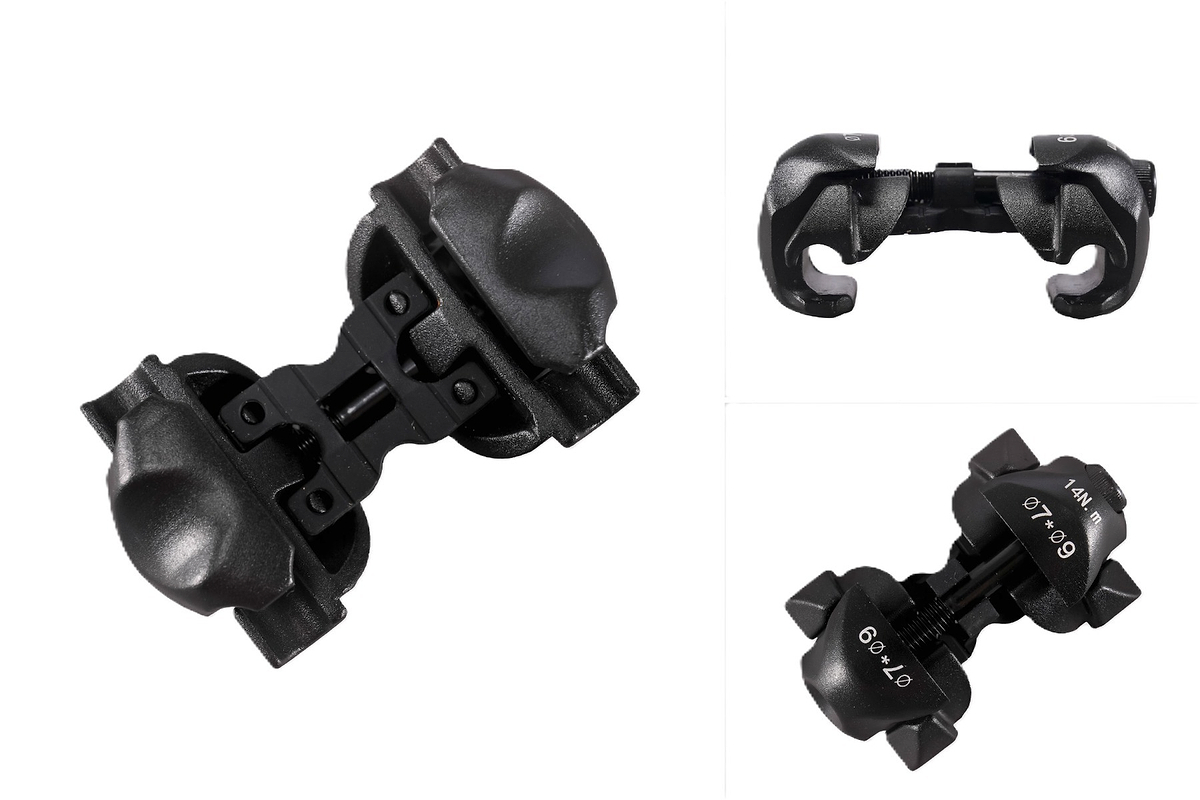 Carbon Rail Saddle Clamp Assembly - 7x9 mm