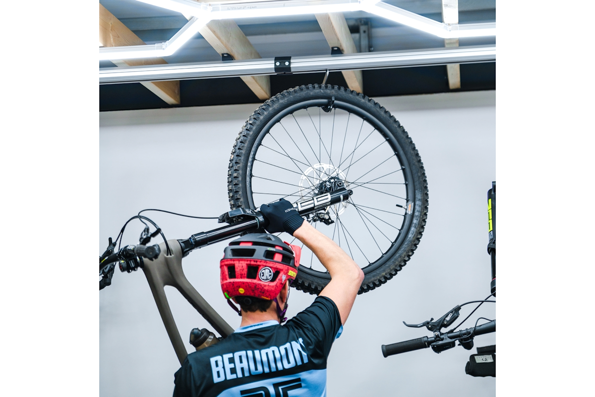 SpaceRail Ceiling Mounted 4-Bike Rack