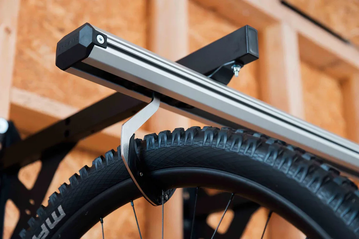 SpaceRail Wall-Mounted 4-Bike Rack