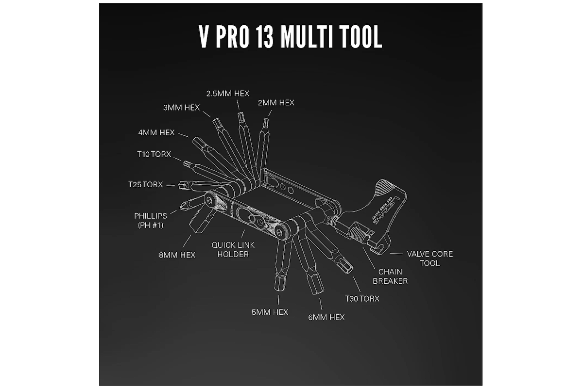 V Pro 13 Multi Tool - Black