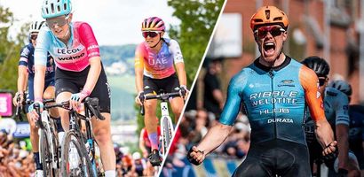 Ribble Weldtite & Le Col-Wahoo riders at the Games.