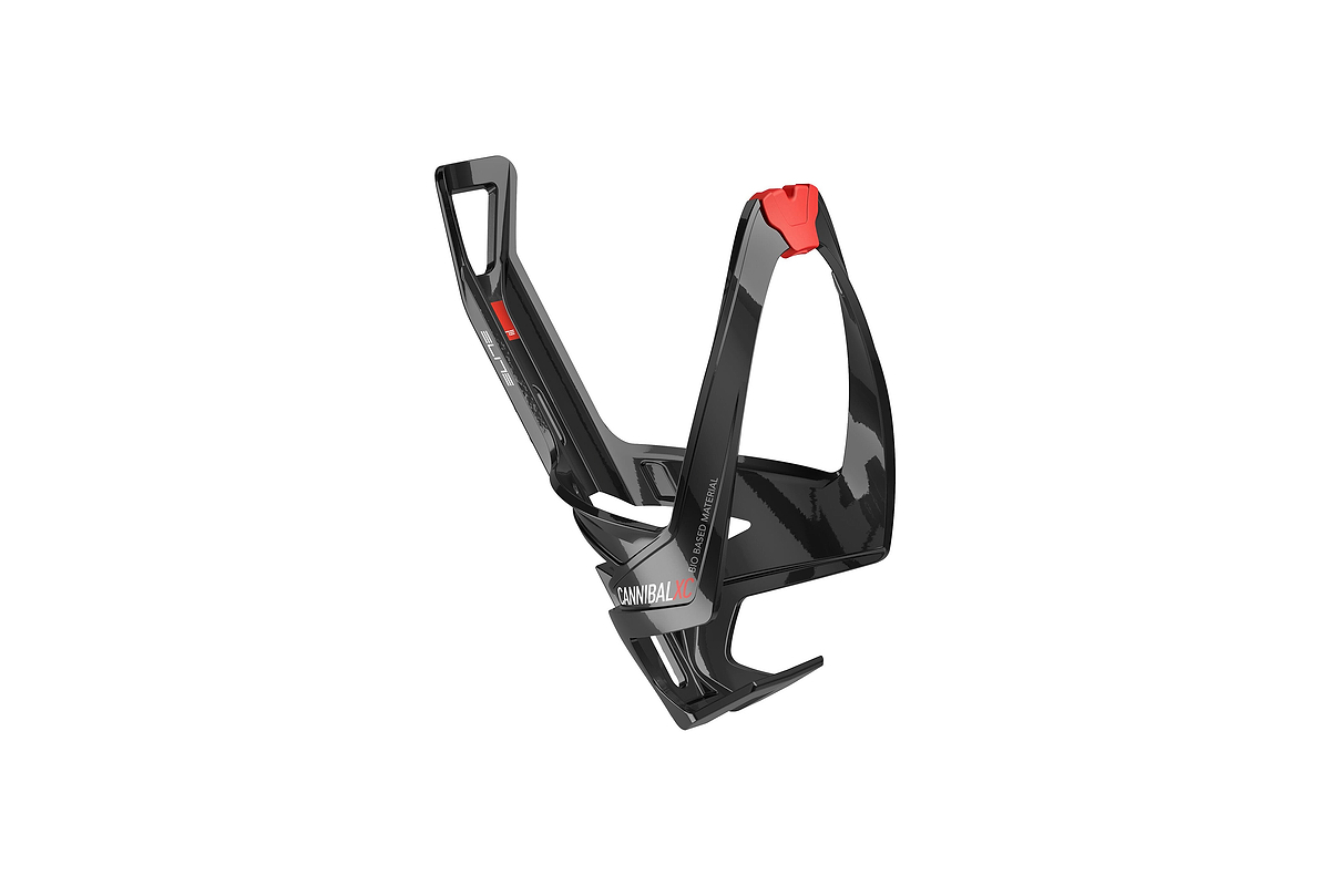 Cannibal XC Bio Bottle Cage Gloss Black / Red