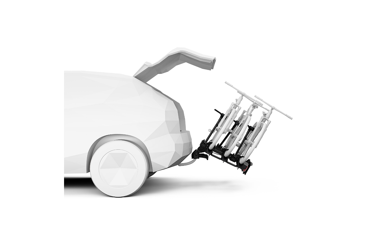 OutPace 3-Bike Towball Carrier 13-pin