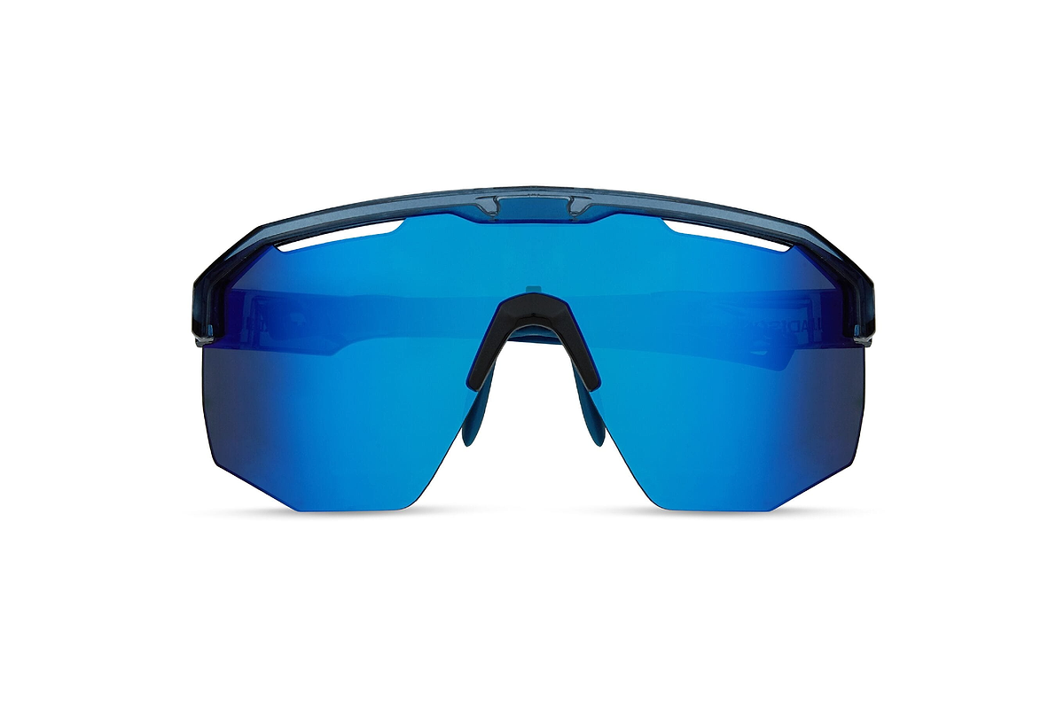 Cipher Crystal Gloss Blue Sunglasses Blu/Amb/Clr