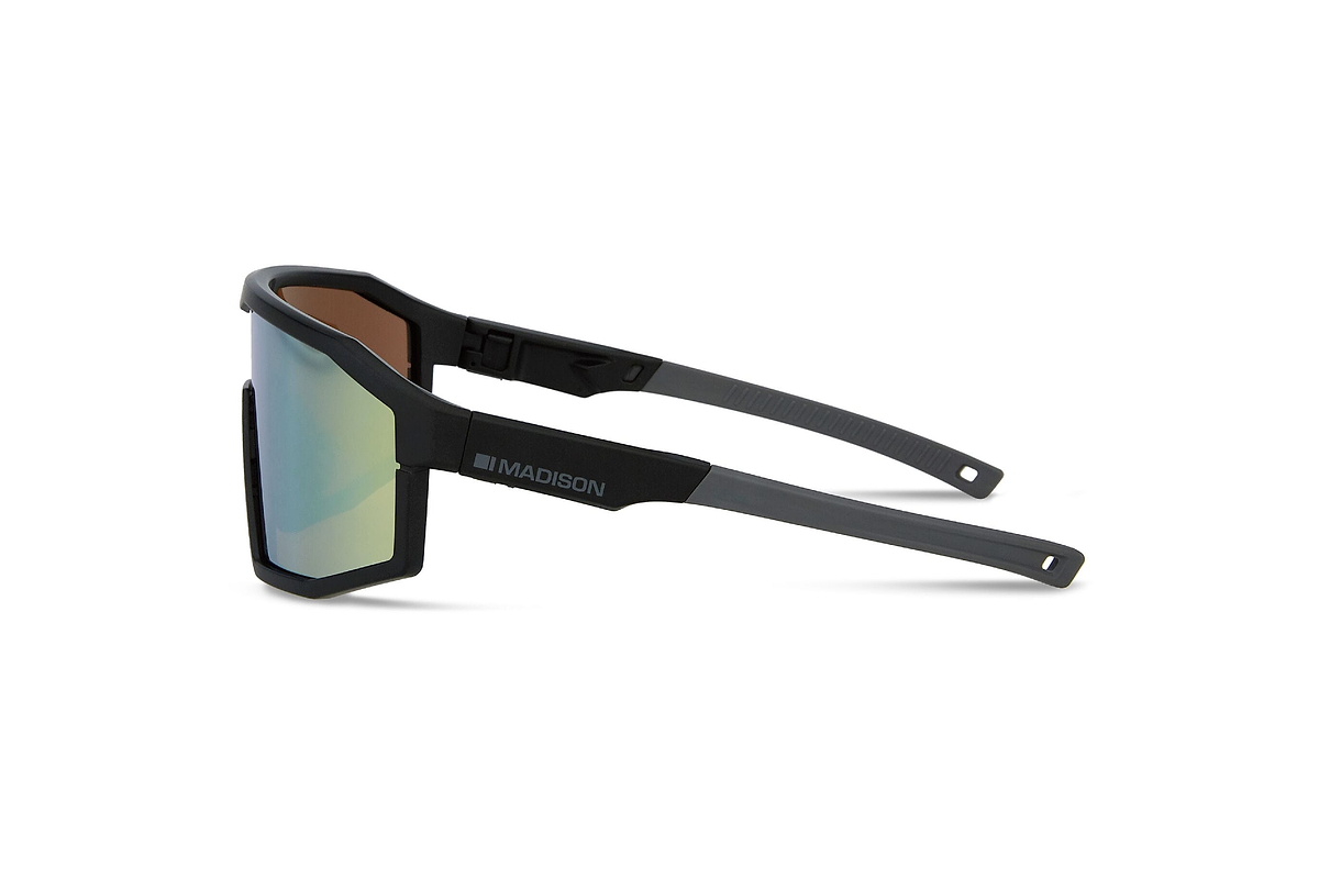 Enigma Matt Black Sunglasses Brz/Amb/Clr