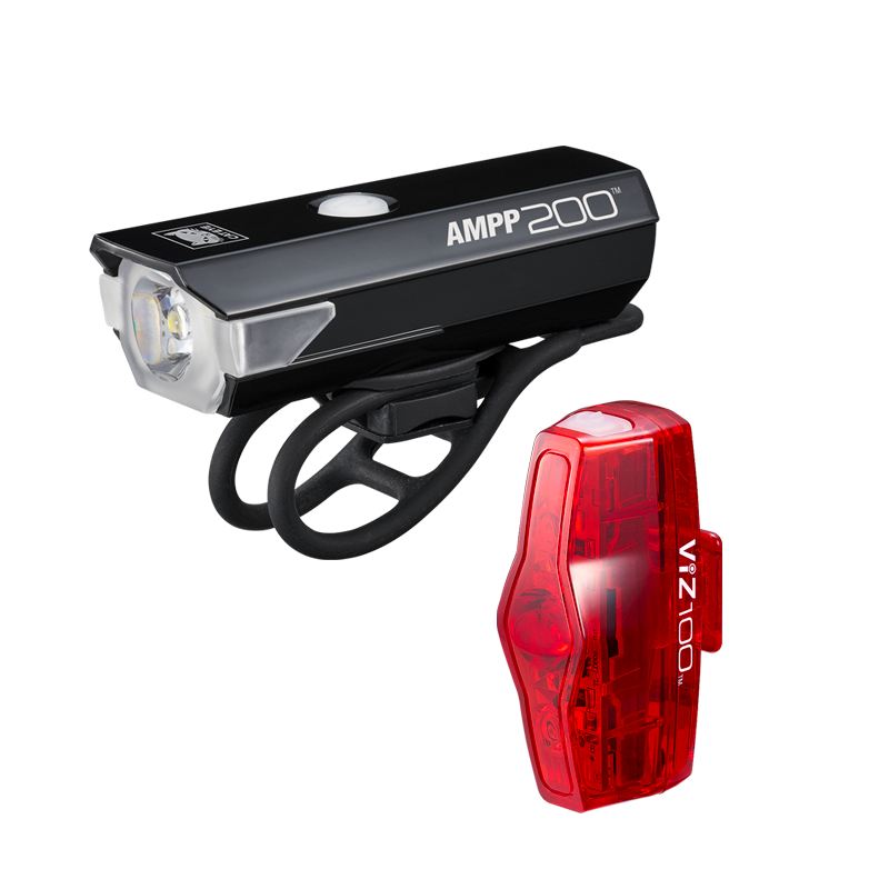 AMPP 200 / VIZ 100 Bike Light Set