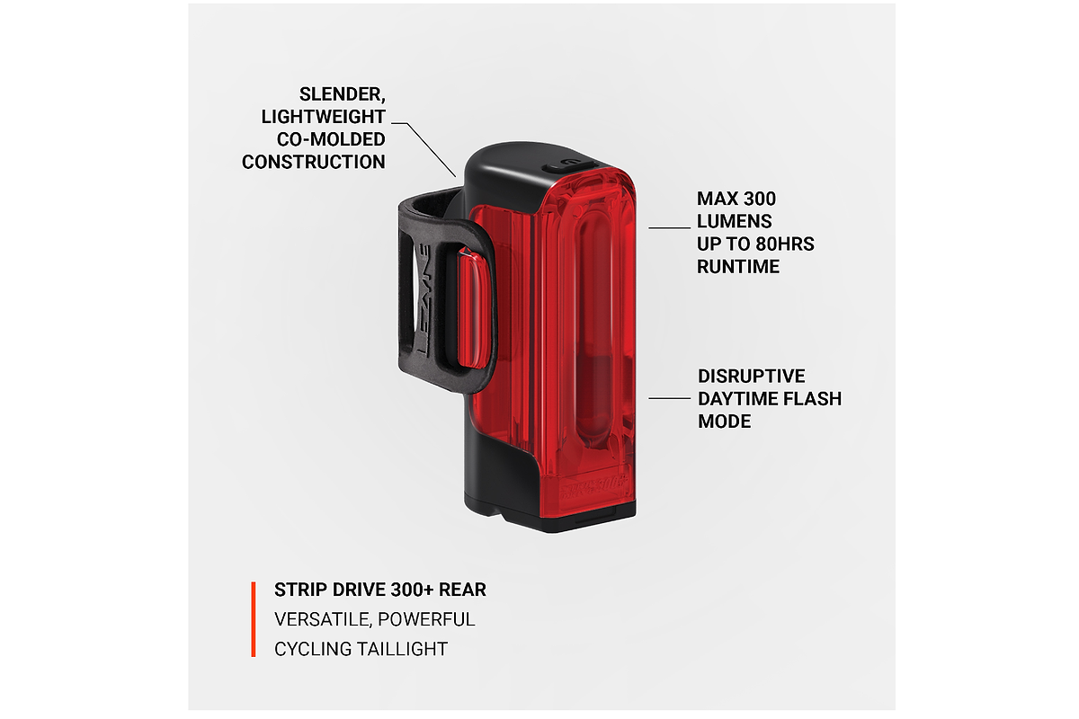 Strip Drive 300+ Rear - Black