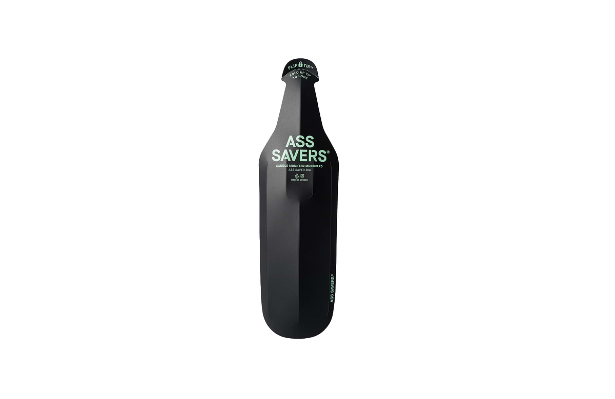 Big Rear Mudguard Black