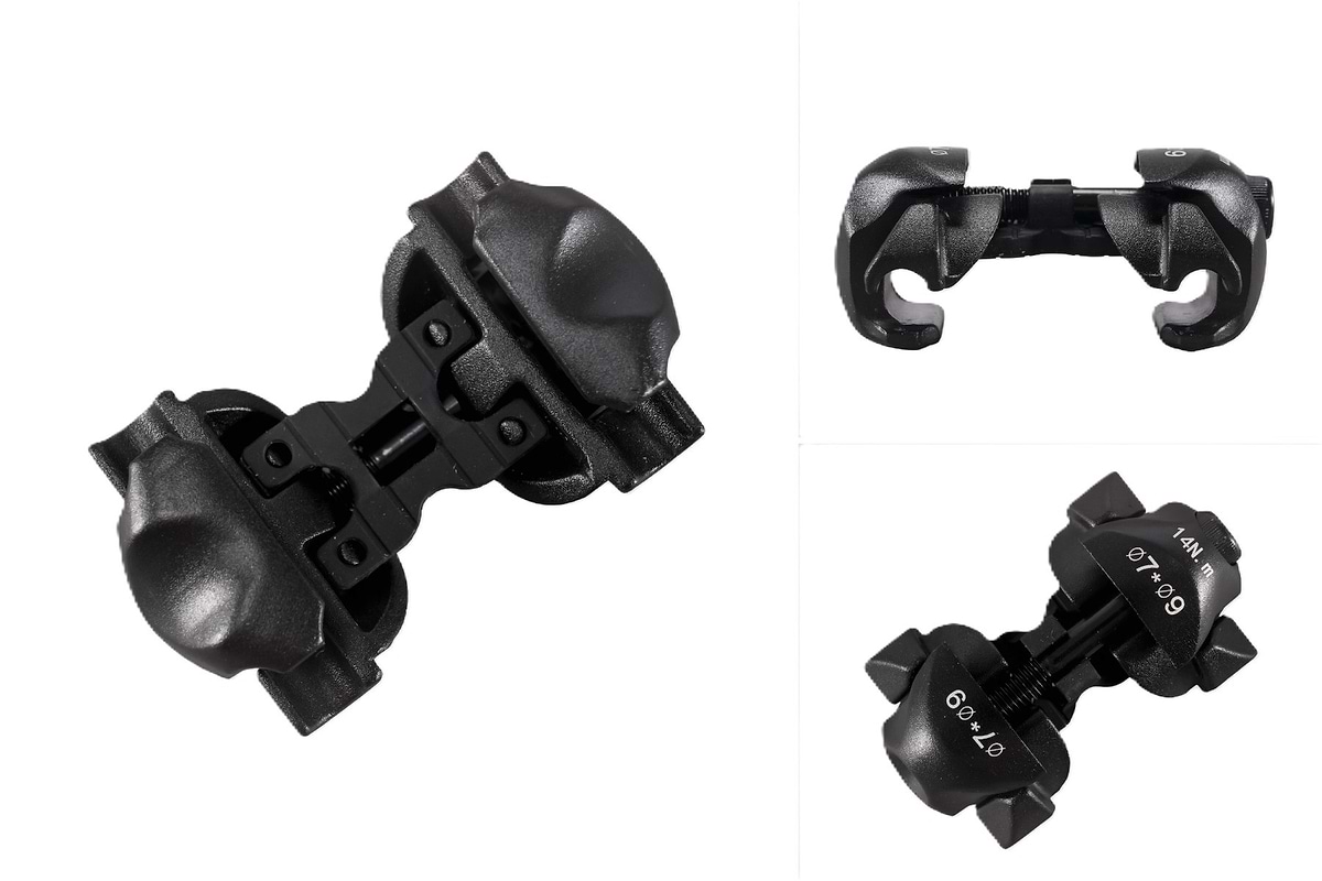 Carbon Rail Saddle Clamp Assembly - 7x9 mm