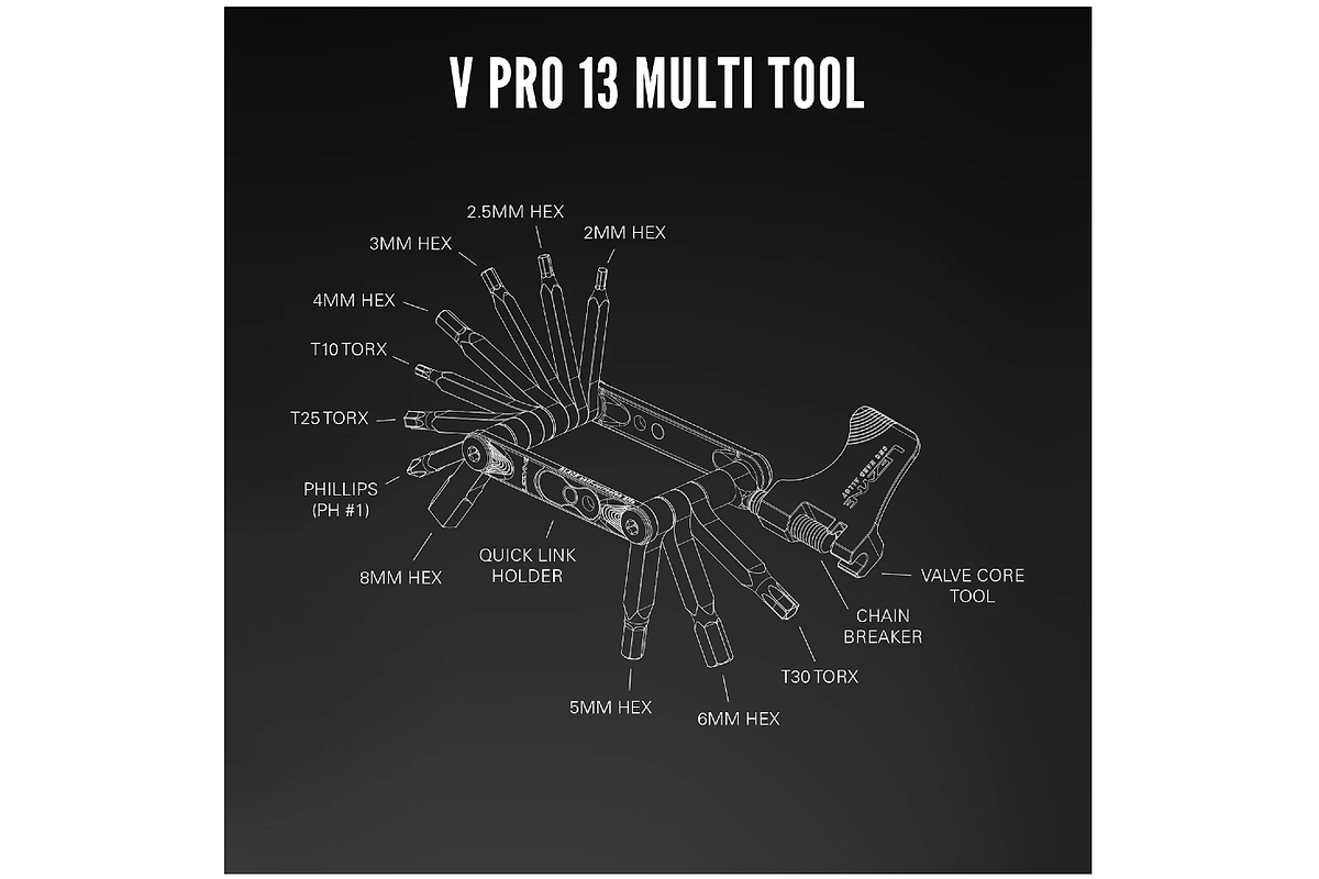 V Pro 13 Multi Tool - Black