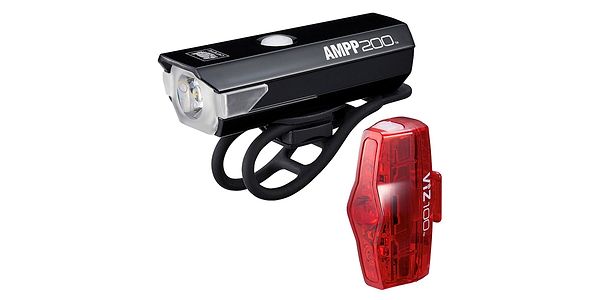 AMPP 200 / VIZ 100 Fahrradlicht-Set