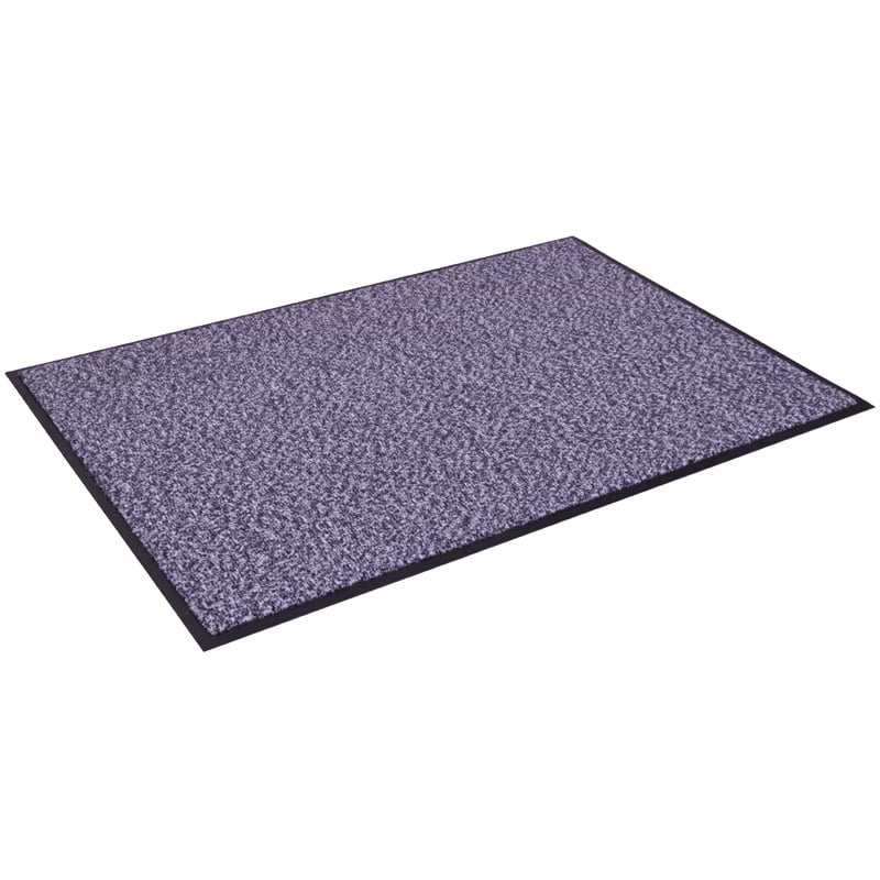Lysgrå smuds måtte med målene 130 x 200