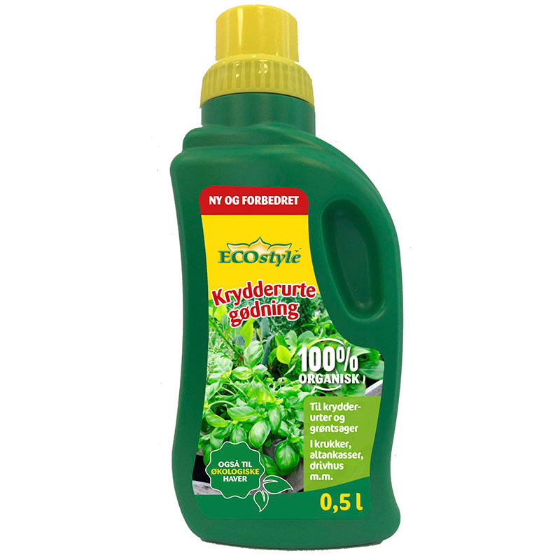 Krydderurtegødning Flydende - 500 mL - Ecostyle