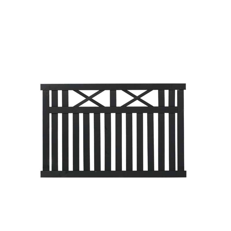 Vinesse forhavehegn 150 x 96 cm sort
