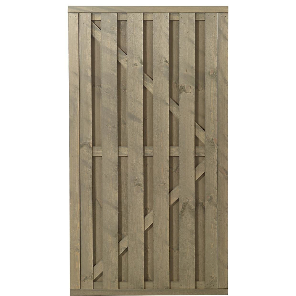 17408-18 Compact E-låge 100x180 cm - gråbrun