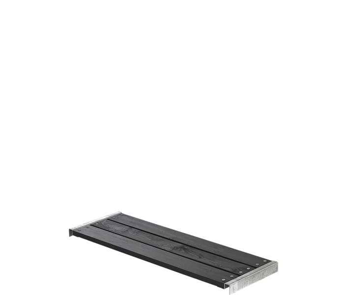 cubic/pipe bænk 120 cm sort