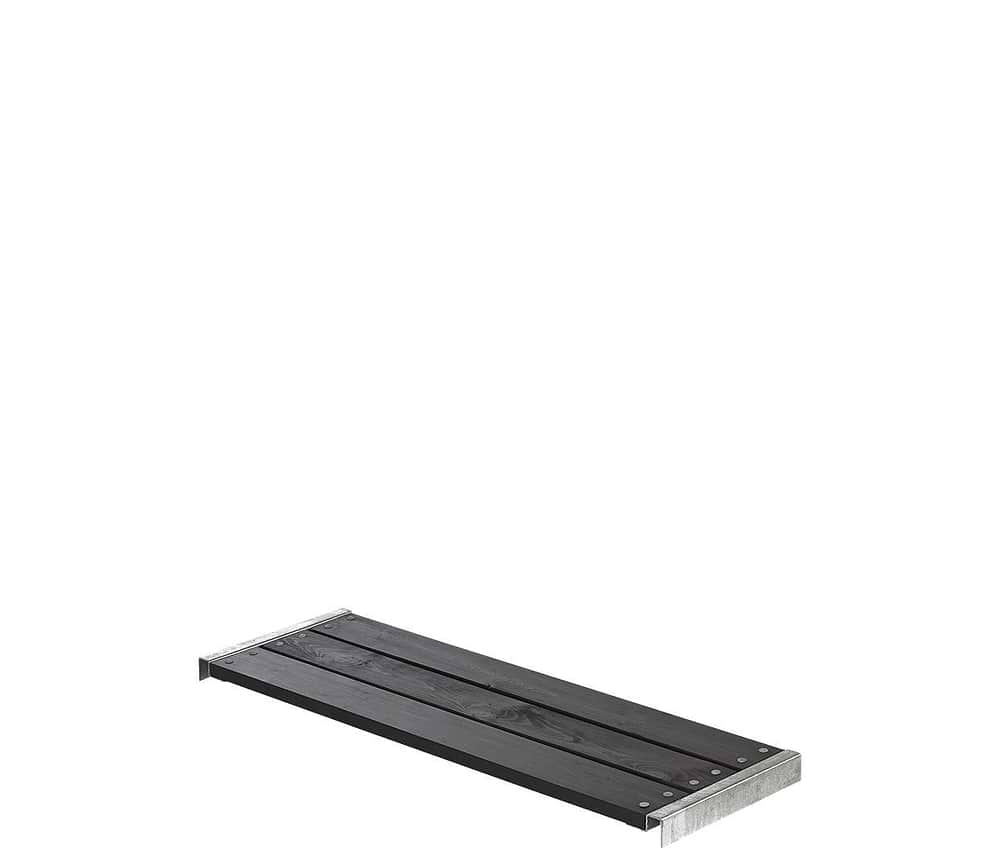 cubic/pipe bænk 120 cm sort