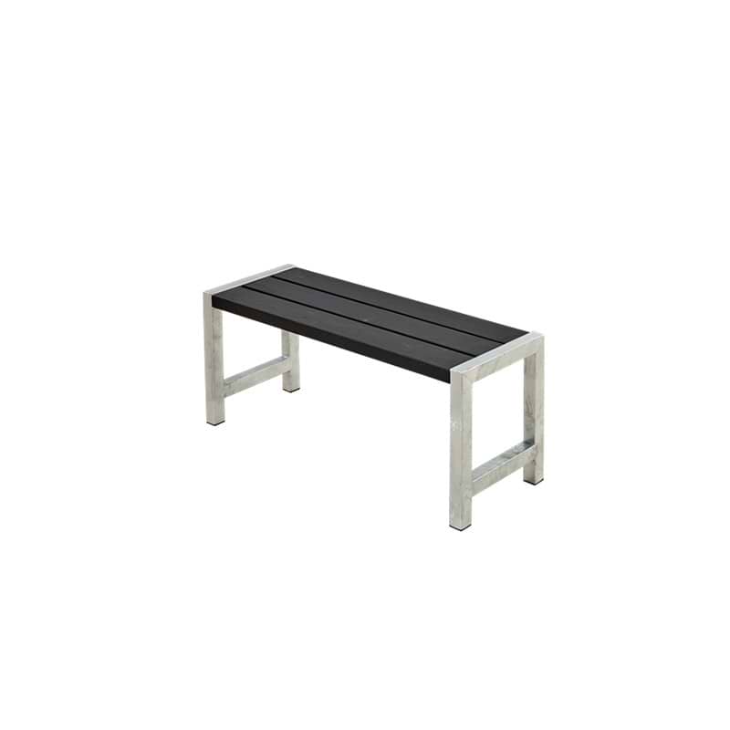 plankebænk sort