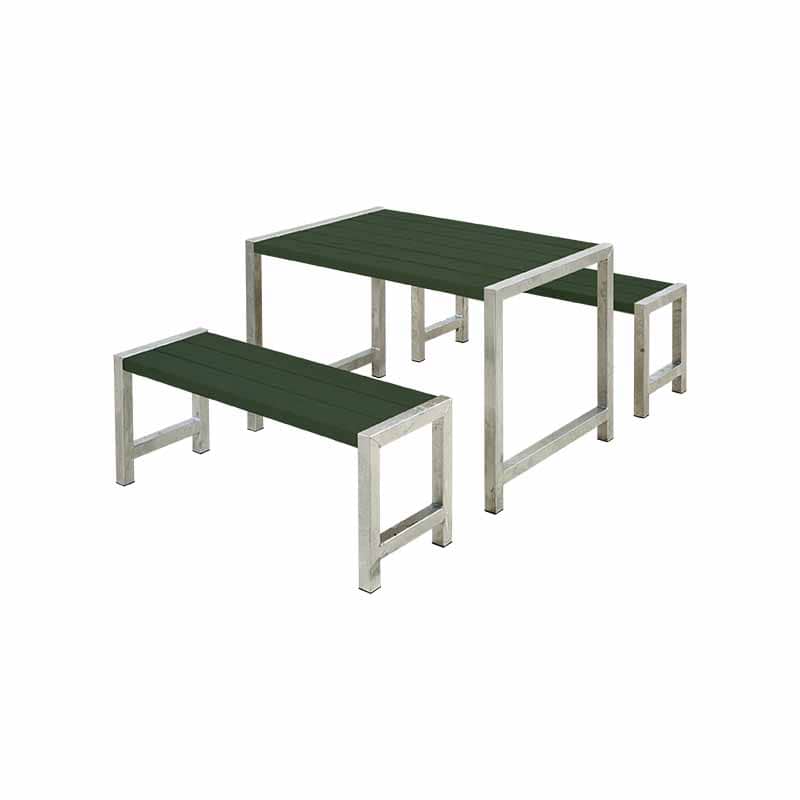 Café plankesæt - 127 cm - Grøn
