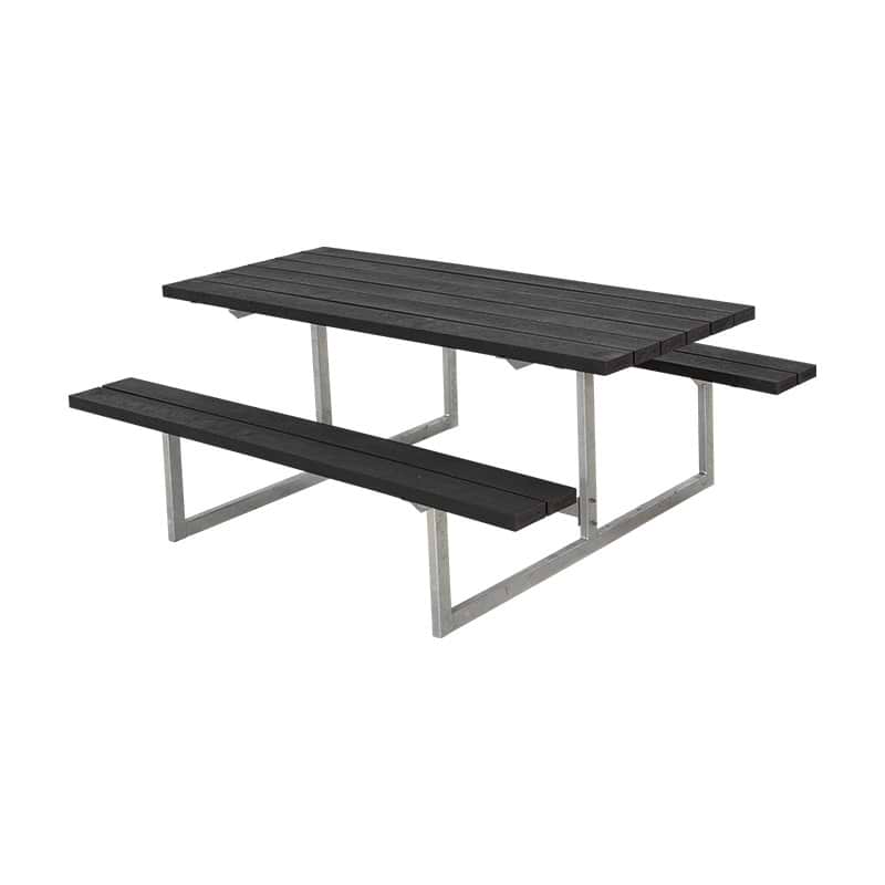 Basic Bord/bænkesæt sort
