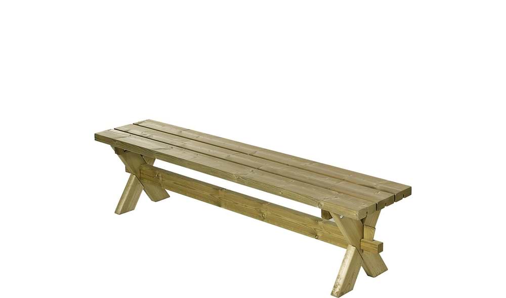 Nostalgi Plankebænk trykimprægneret