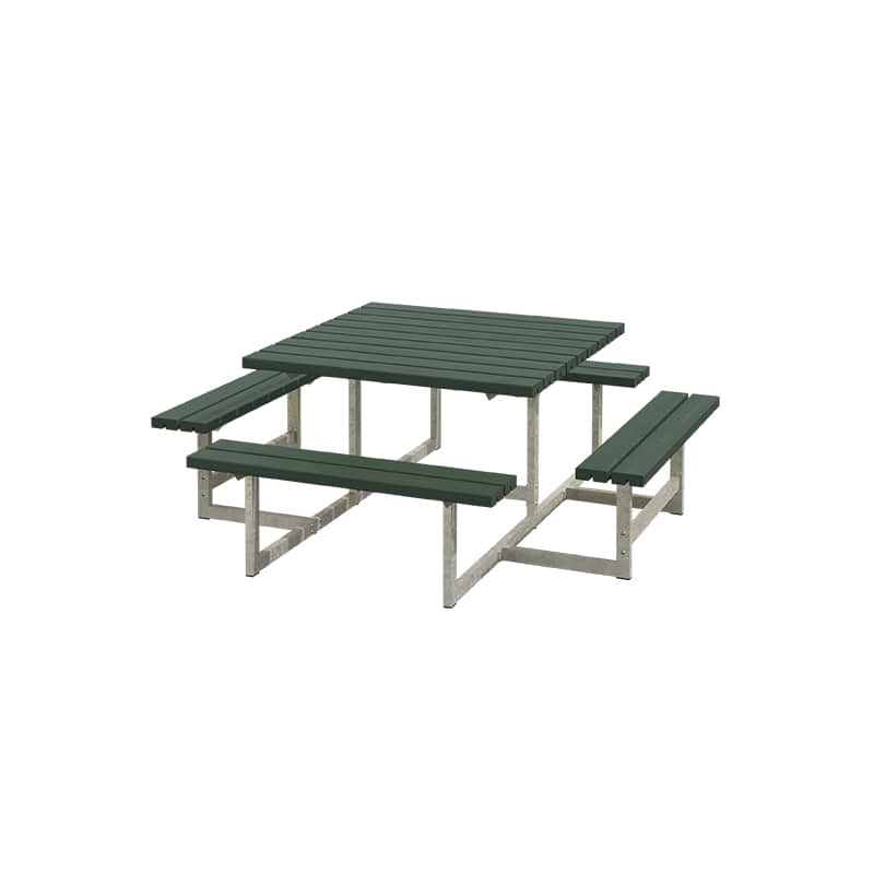 Picnic bord/ bænkesæt - 200 cm - Grøn