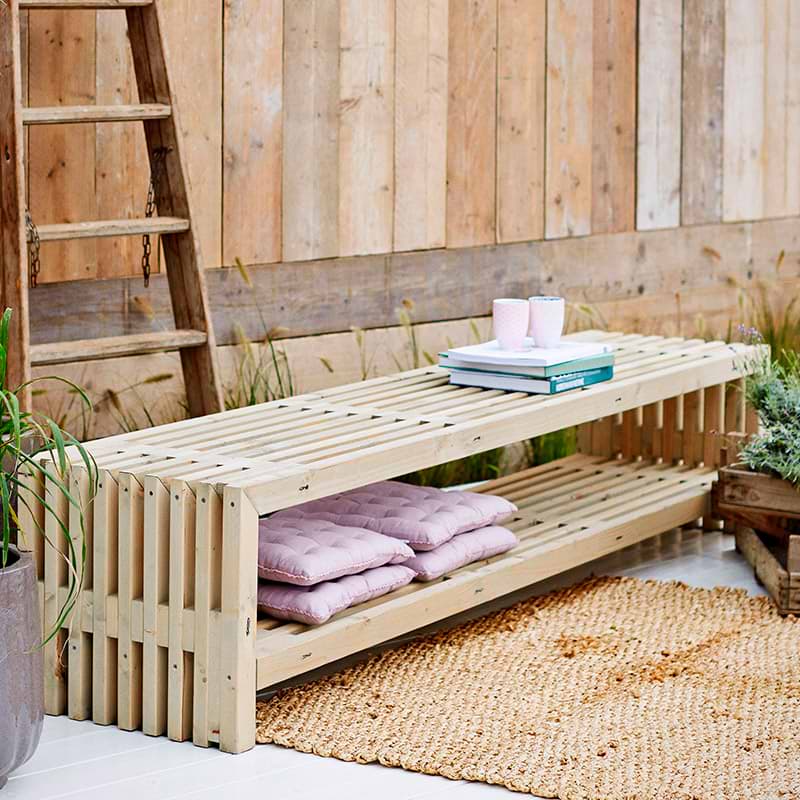 Rustik Trallebænk Design