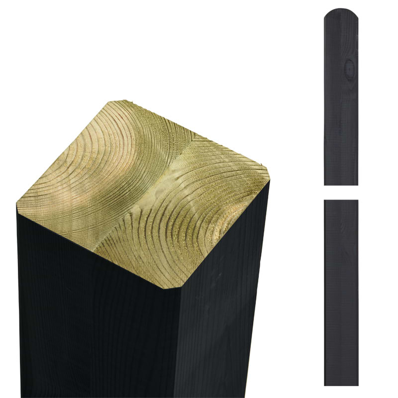 Stolpe 98 cm sort