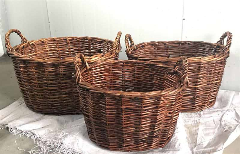 flettet oval kurv