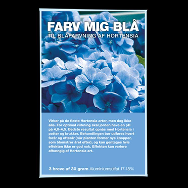 Til blåfarvning af Hortensia