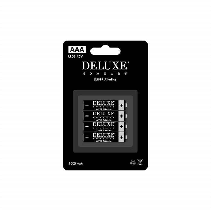AAA-Batterier til LED-lys - Deluxe Homeart - 4 stk