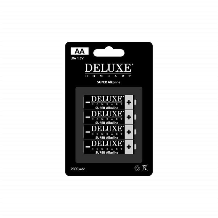AA-Batterier til LED-lys - Deluxe Homeart - 4 stk