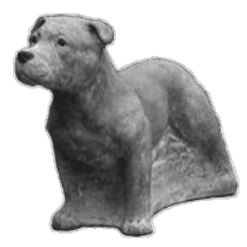 Amerikansk Staffordshire terrier - betonfigur - 21 cm