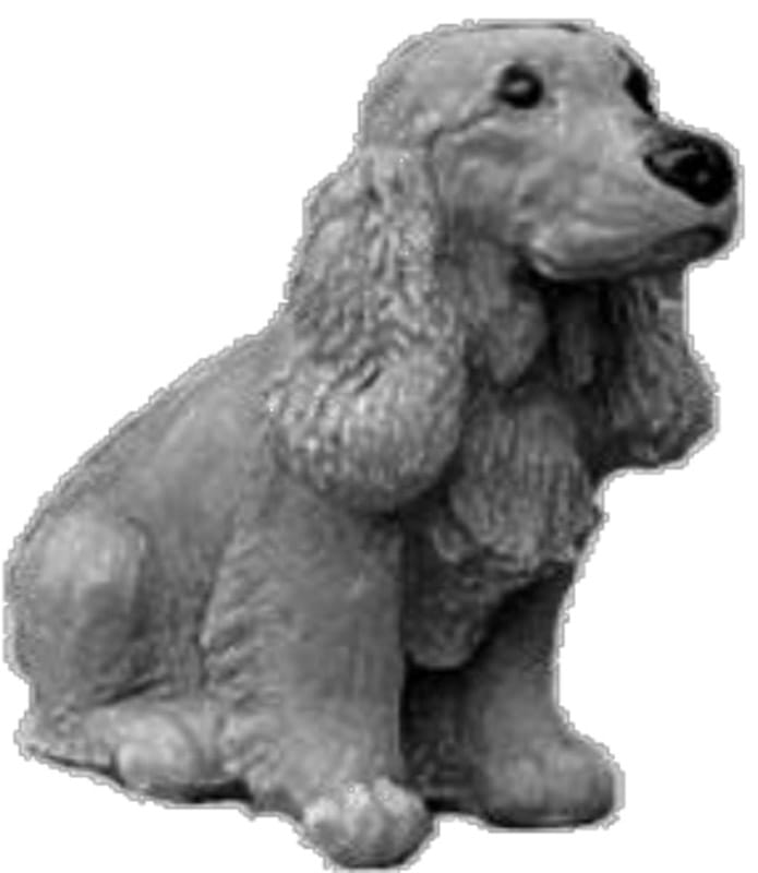 Cockerspaniel - betonfigur - 46 cm